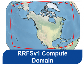 Figure 1. The 3-km North American computational domain for RRFS.