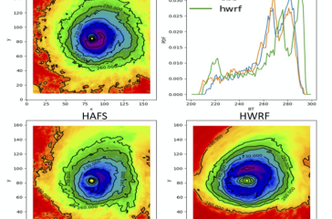 comparison of the composite vortex imagery of Hurricane Dorian