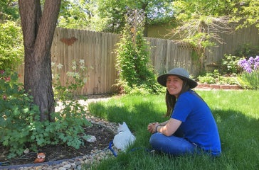 Molly with her cat