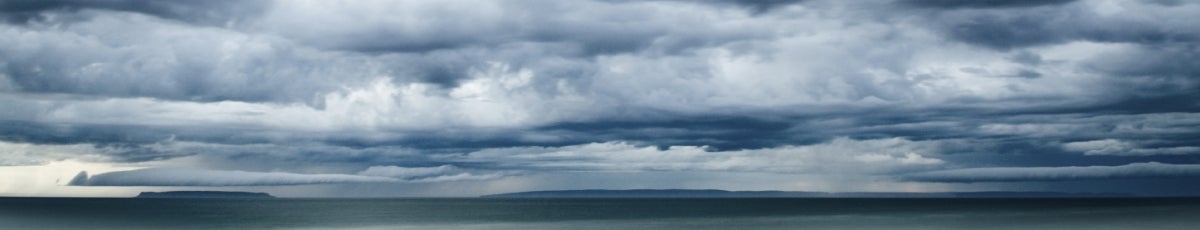 Earth System Evaluations - stormy sea view